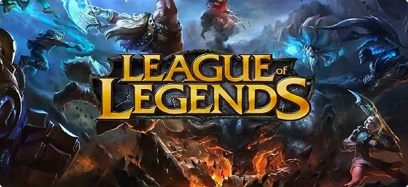 Poster voor het spel LoL Hit met personages uit het spel.